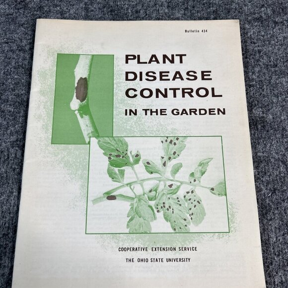 Vtg Booklet Plant Disease Control in the Garden Ohio State Extension - Picture 1 of 9